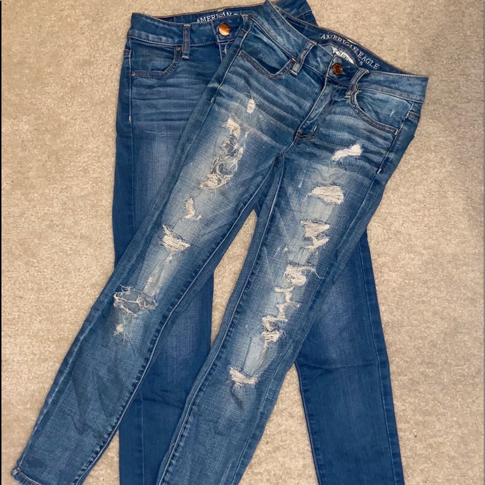2 pairs of American Eagle Jeans